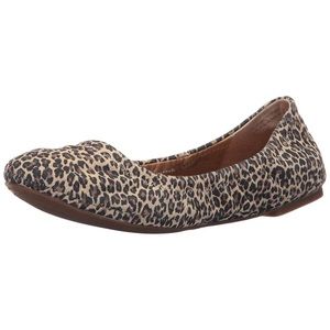 Lucky Brand Emmie Women’s Ballet Flats Animal Print Leopard Size 10M/42